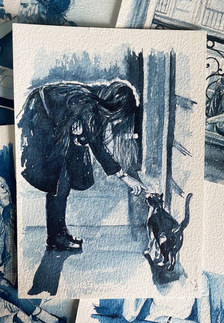 Original Figurative Women Painting by Talitha Vitorini