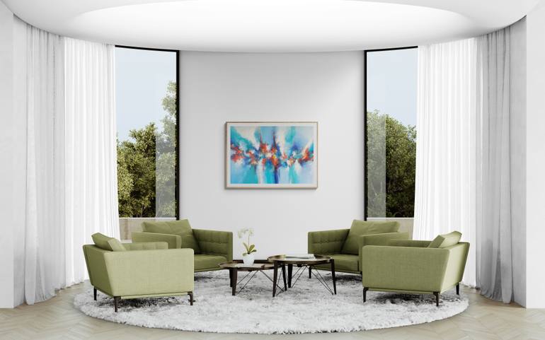 Original Contemporary Abstract Painting by Christiane Hess