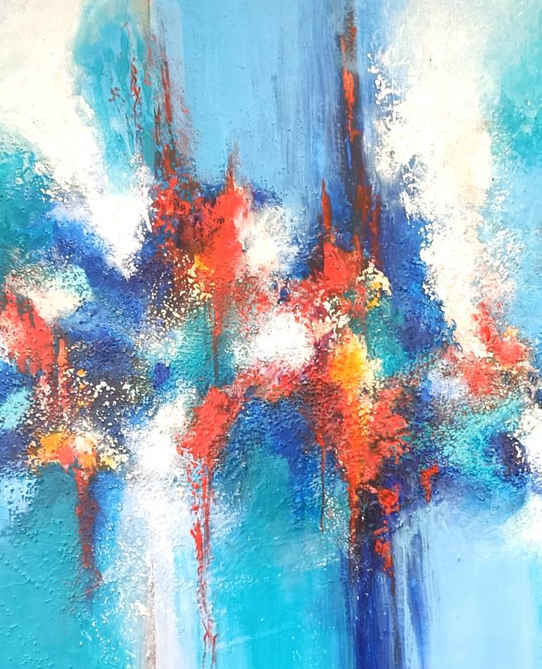 Original Contemporary Abstract Painting by Christiane Hess
