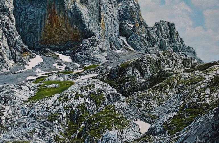 Original Figurative Landscape Painting by Jesus Sanchez Alba