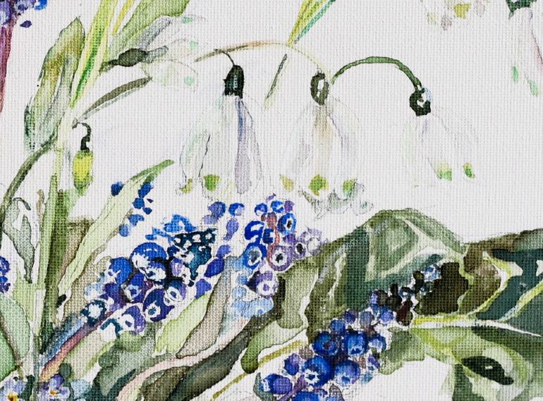 Original Contemporary Floral Painting by Jennie Picton