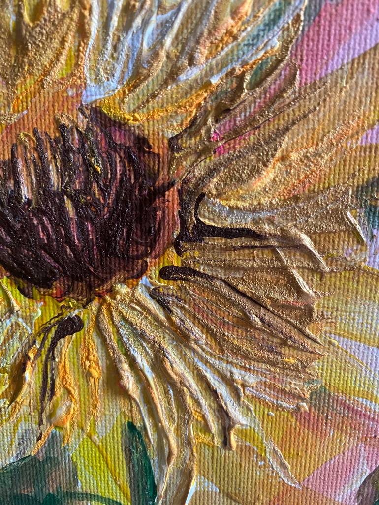Original Abstract Expressionism Botanic Painting by Marianna Mirnaya