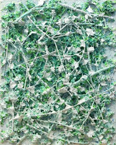 Original Abstract Mixed Media by Jongwook Ha