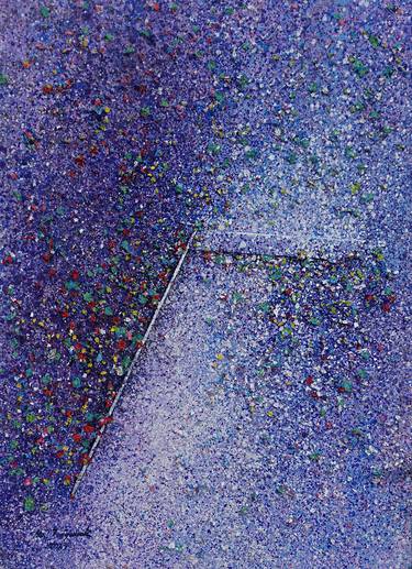 Original Abstract Mixed Media by Jongwook Ha