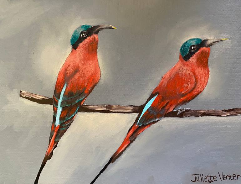 Original Realism Animal Painting by Juliette Venter