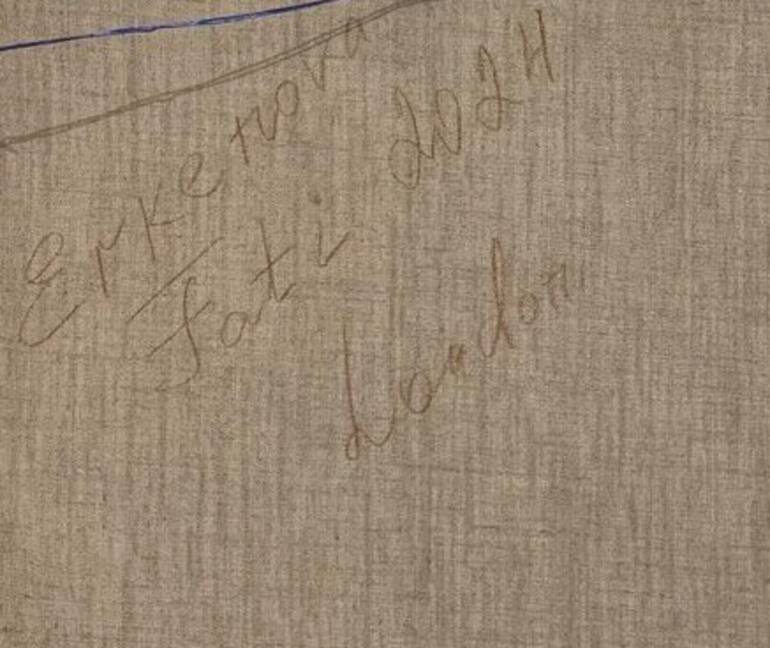 Original Abstract Seascape Painting by Fatima Erkenova