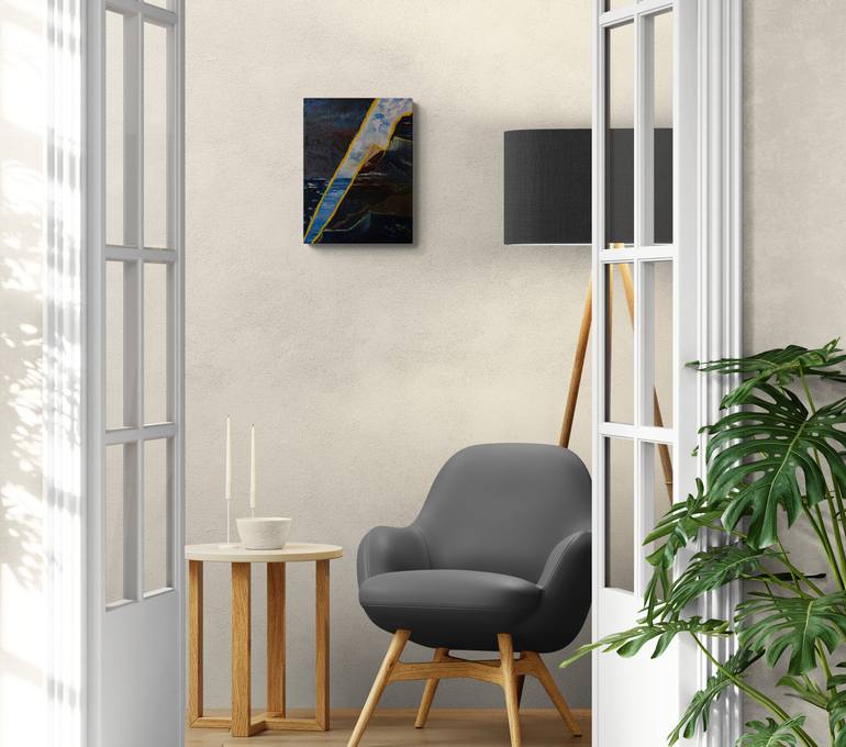 Original Abstract Expressionism Abstract Painting by Fatima Erkenova
