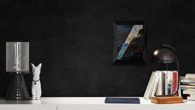 Original Abstract Expressionism Abstract Painting by Fatima Erkenova