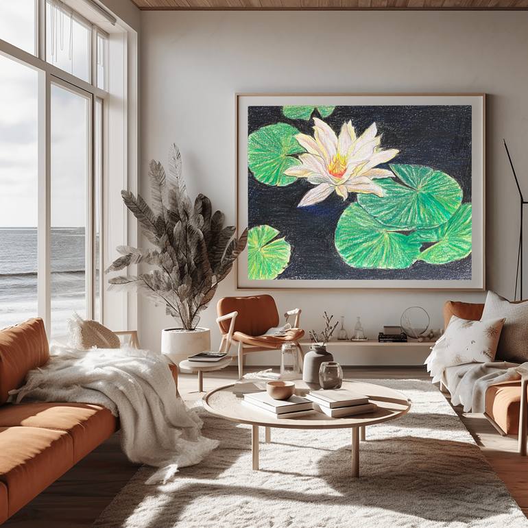 Original Expressionism Botanic Painting by Fatima Erkenova