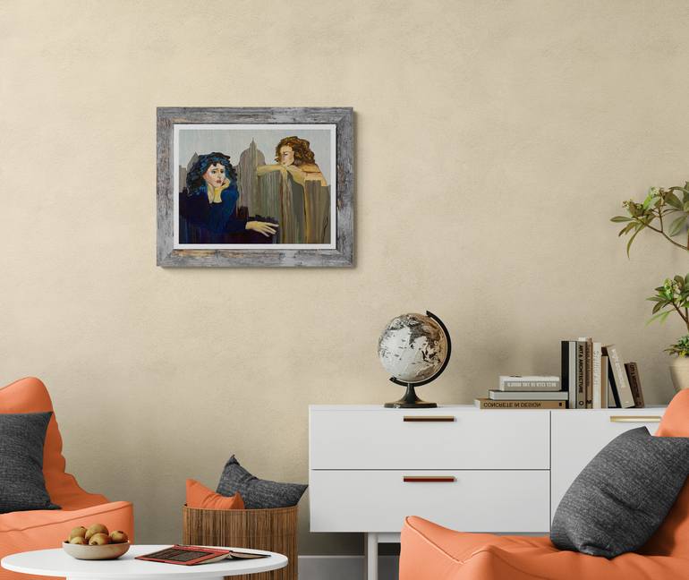 Original Contemporary Women Painting by Fatima Erkenova