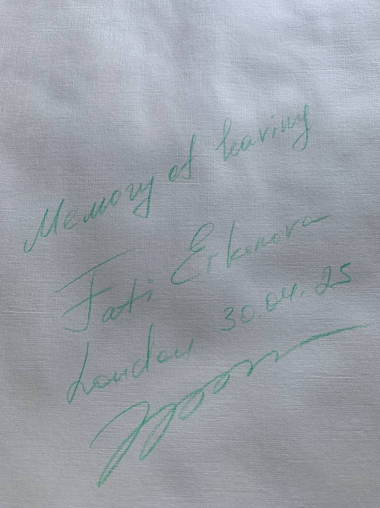 Original Abstract Expressionism Abstract Painting by Fatima Erkenova