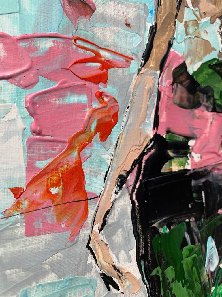 Original Abstract Expressionism Abstract Painting by Fatima Erkenova