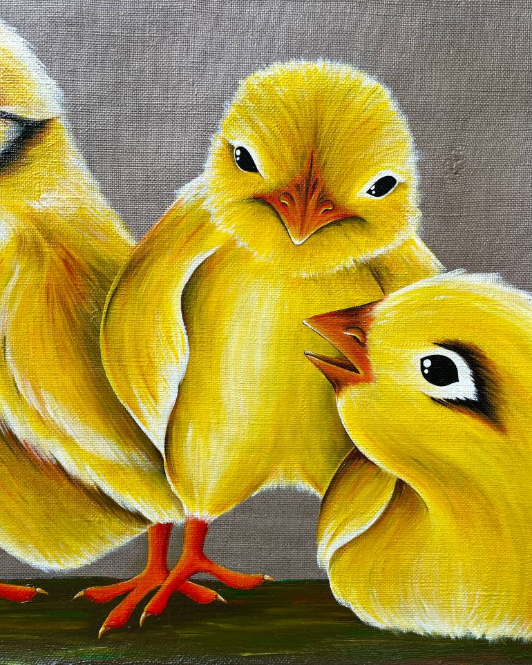 Original Contemporary Animal Painting by Maria Brukhlii