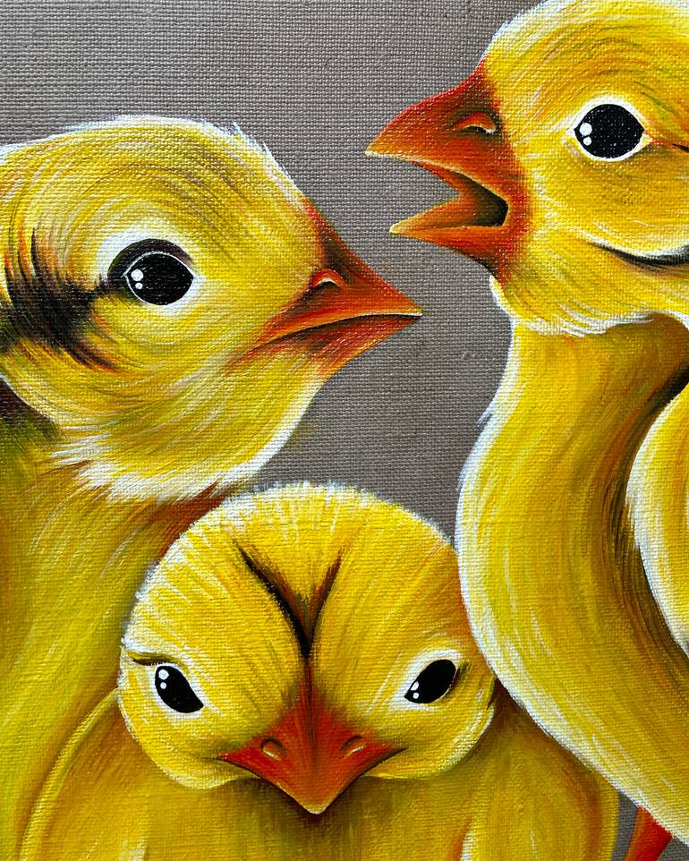 Original Contemporary Animal Painting by Maria Brukhlii
