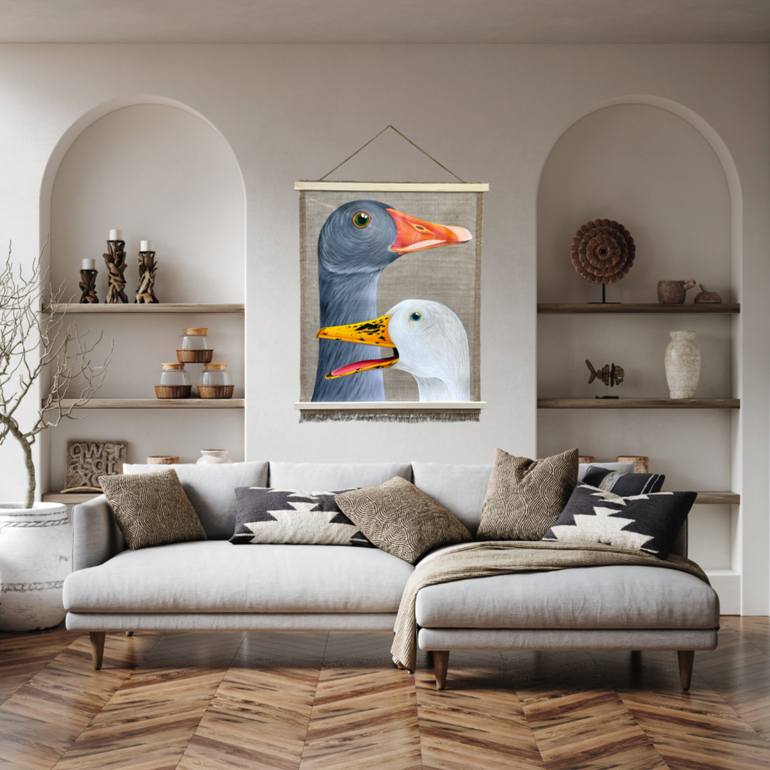 Original Contemporary Animal Painting by Maria Brukhlii