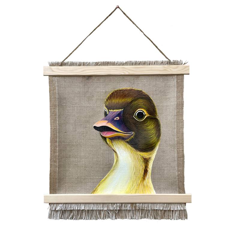 Original Folk Animal Paintings by Maria Brukhlii