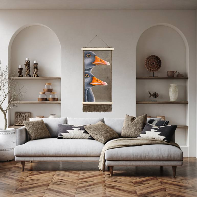 Original Contemporary Animal Painting by Maria Brukhlii