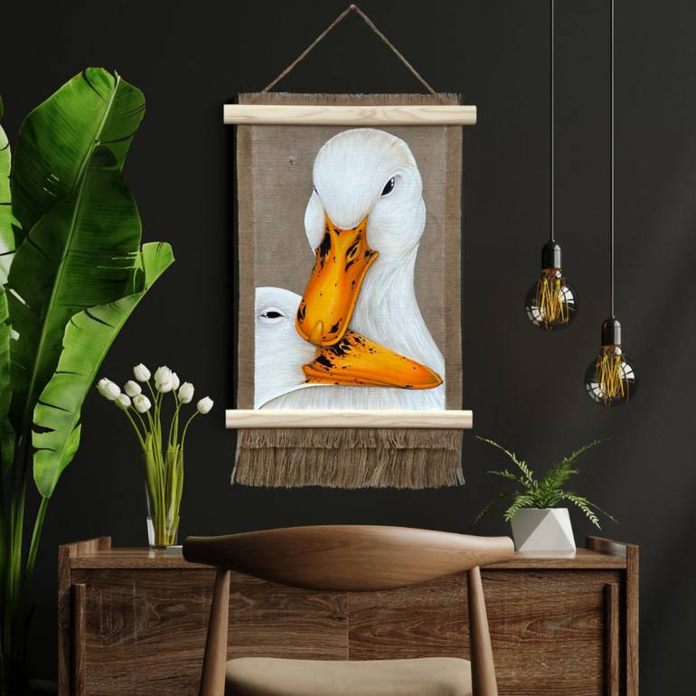 Original Contemporary Animal Painting by Maria Brukhlii