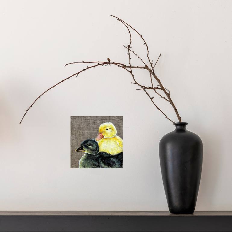 Original Contemporary Animal Painting by Maria Brukhlii