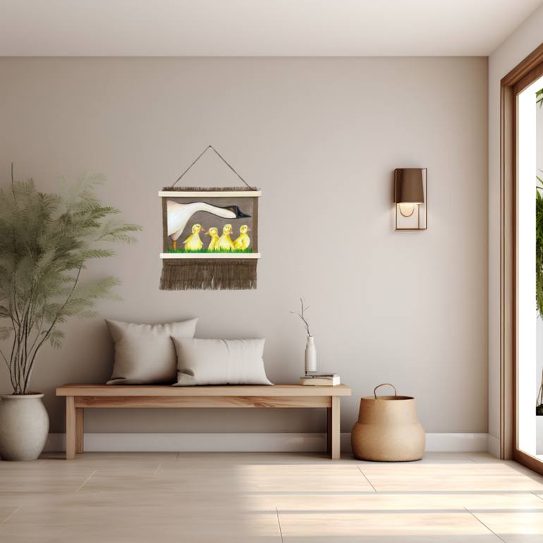 Original Contemporary Animal Painting by Maria Brukhlii