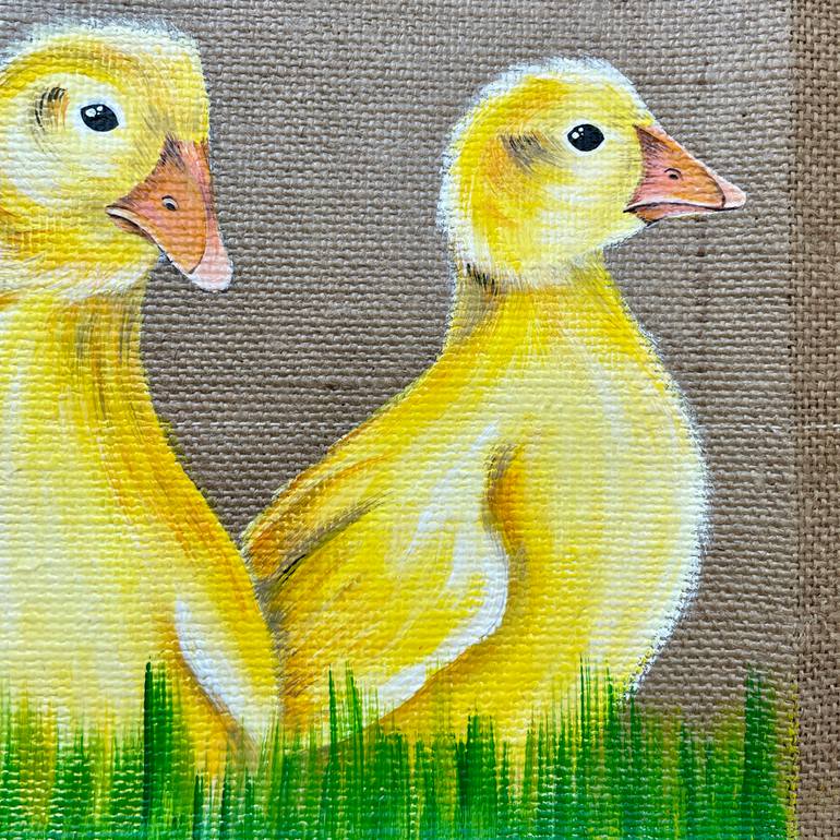 Original Contemporary Animal Painting by Maria Brukhlii