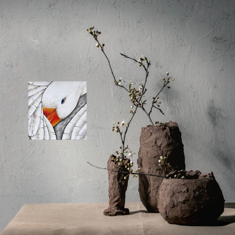 Original Contemporary Animal Painting by Maria Brukhlii