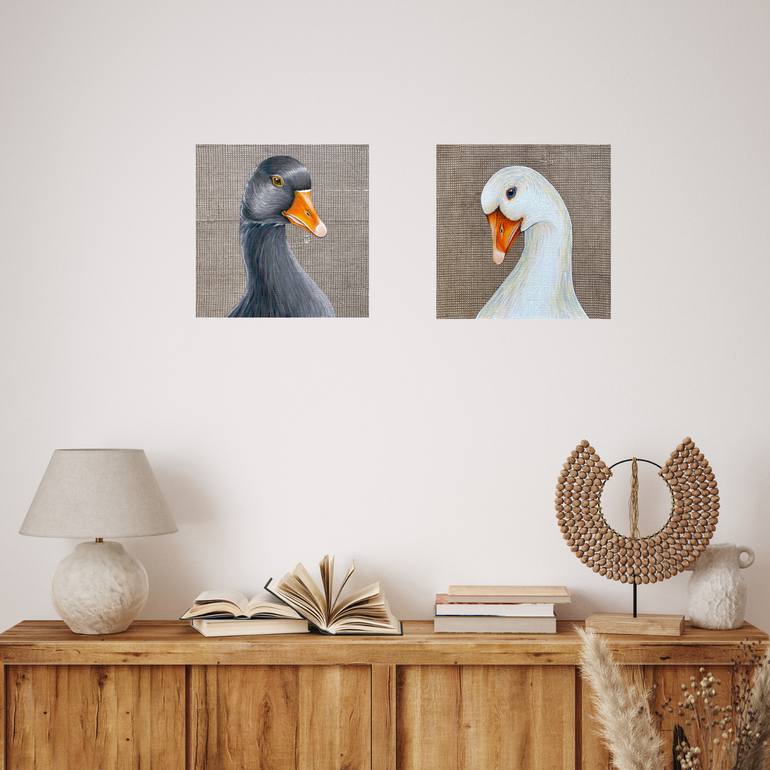 Original Contemporary Animal Painting by Maria Brukhlii