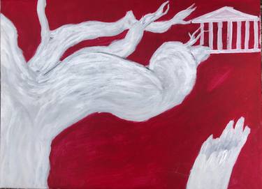 Original Folk Outer Space Paintings by Cynthia Ansue