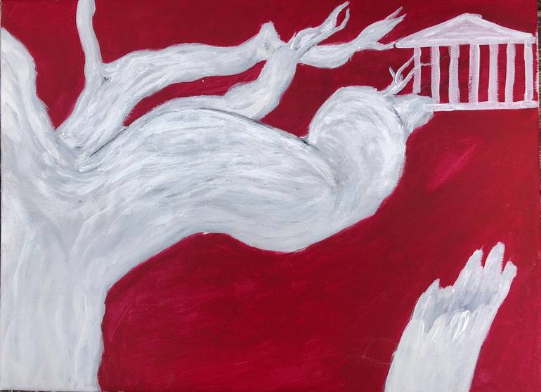 Original Folk Outer Space Paintings by Cynthia Ansue