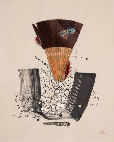 Original Conceptual Abstract Mixed Media by Debbie Wolff
