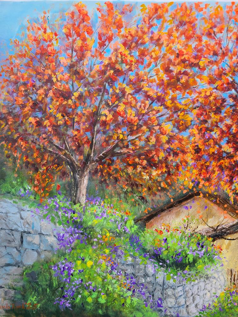Original Impressionism Landscape Painting by Paulo Trinh