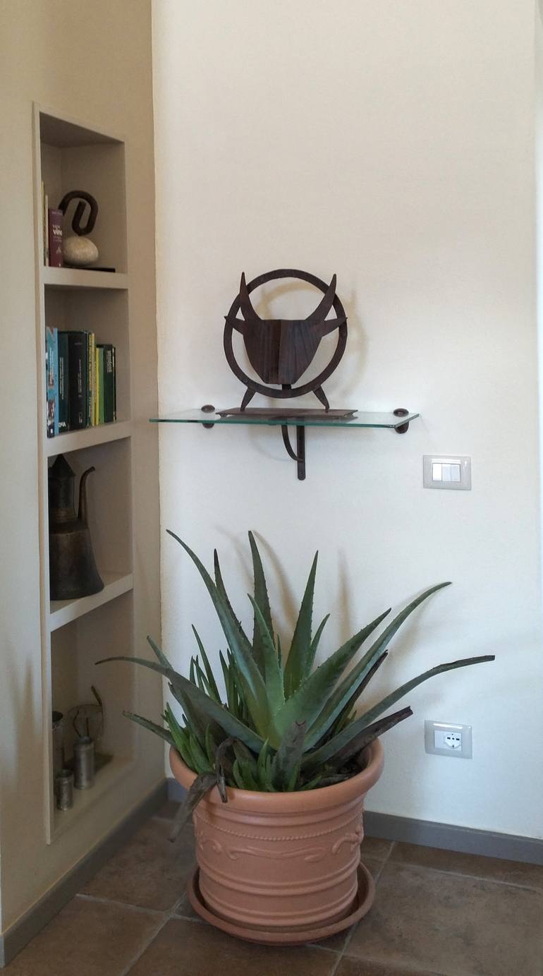 Original Symbolism Classical Mythology Sculpture by Lino Spada