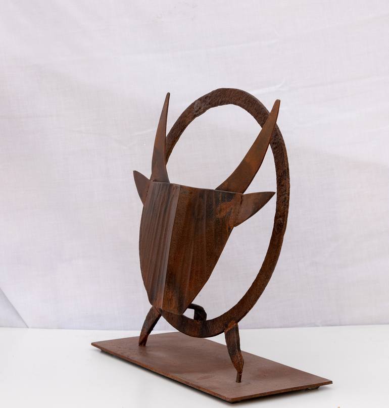 Original Symbolism Classical Mythology Sculpture by Lino Spada