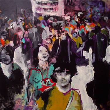 Original Expressionism People Paintings by Carolina Piteira