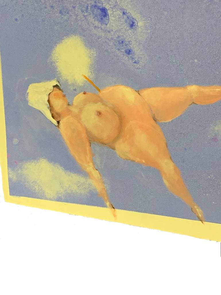 Original Color Field Painting Women Painting by Fernando Suarez Escobar