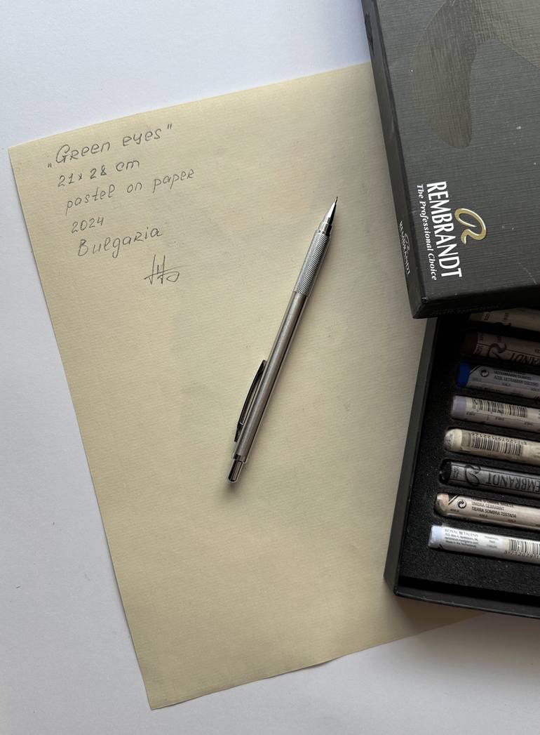 Original Black & White Animal Drawing by Julia Shilo