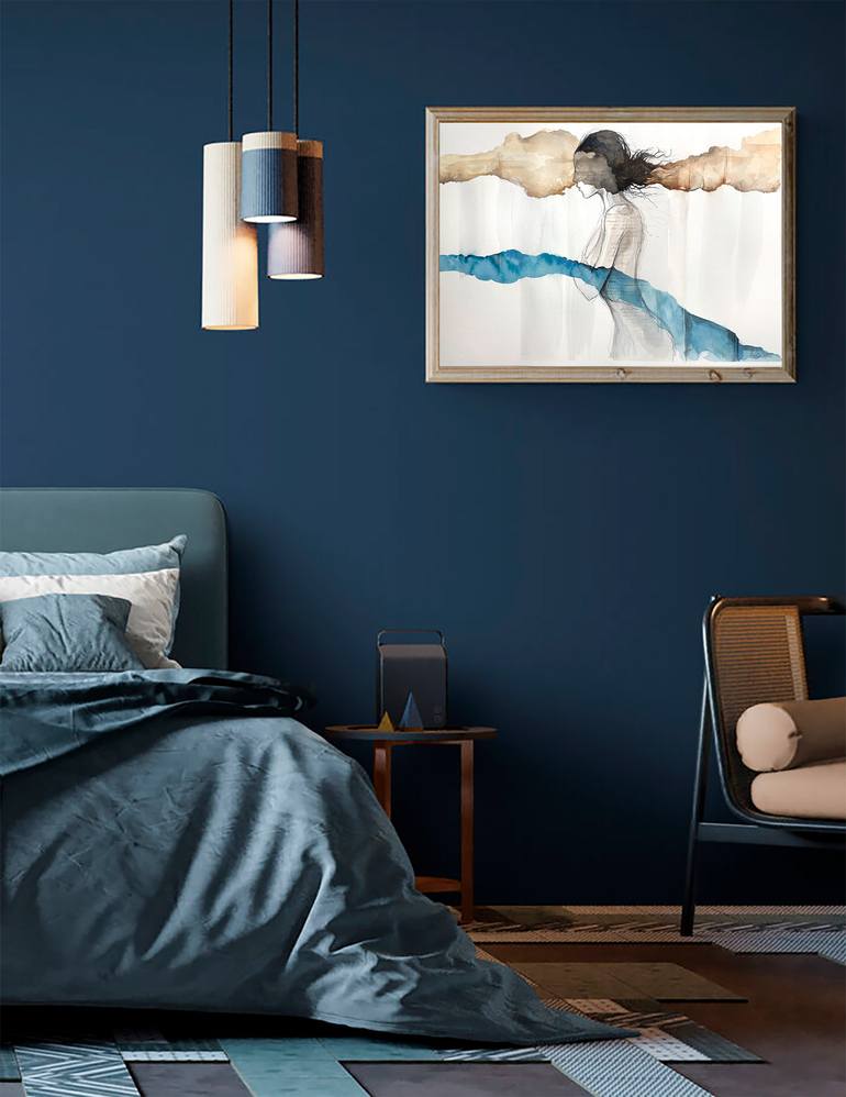 Original Minimalism Women Painting by Julia Shilo