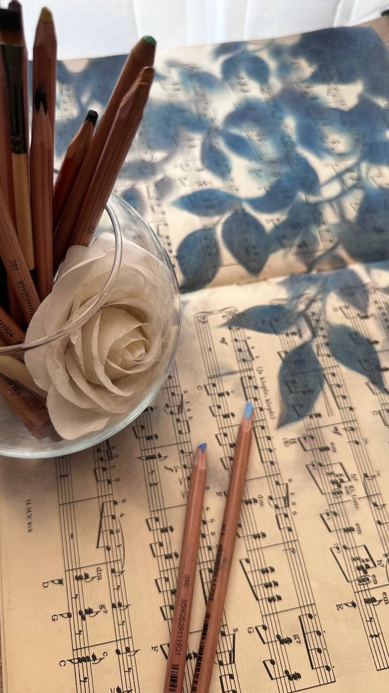 Original Photorealism Botanic Drawing by Julia Shilo