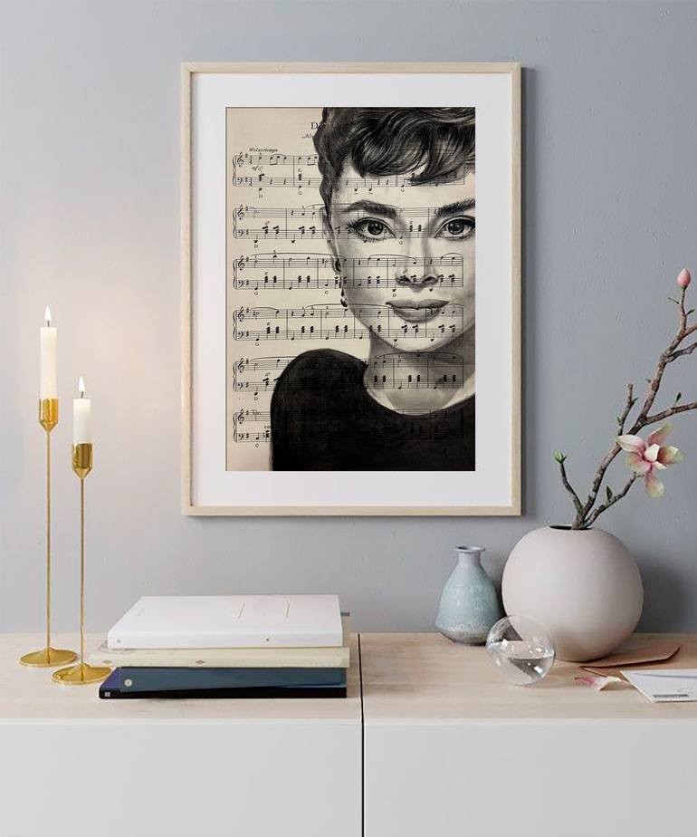 Original Realism People Drawing by Julia Shilo