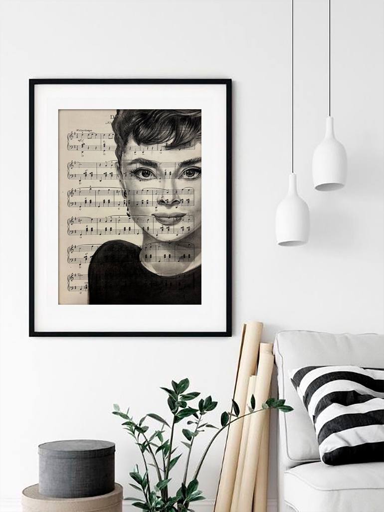 Original Realism People Drawing by Julia Shilo