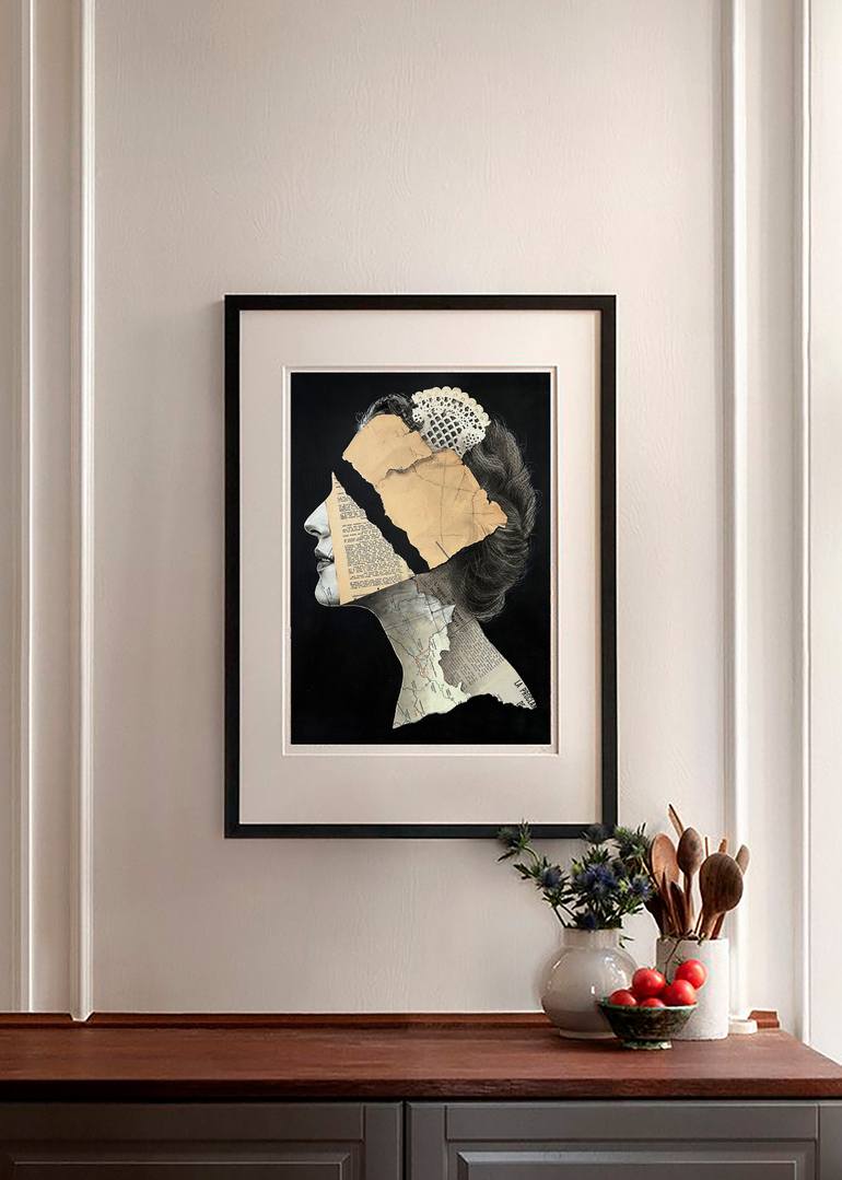 Original Abstract People Mixed Media by Julia Shilo