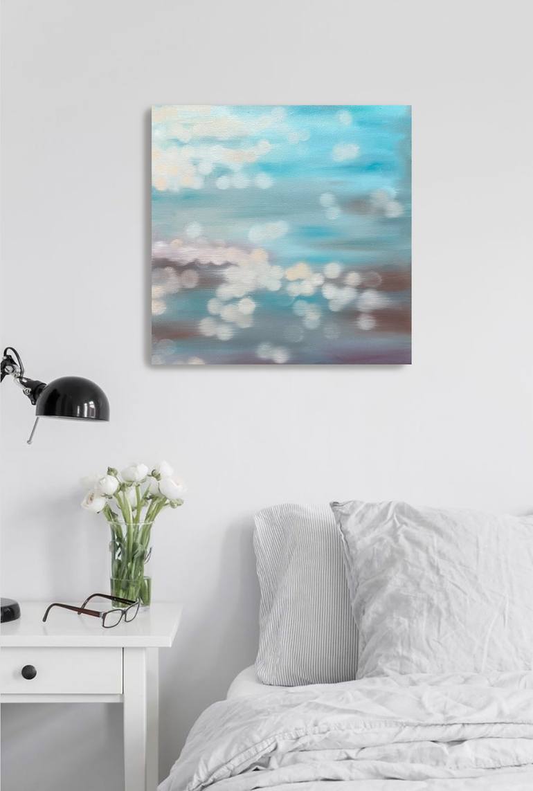 Original Abstract Seascape Painting by Julia Shilo