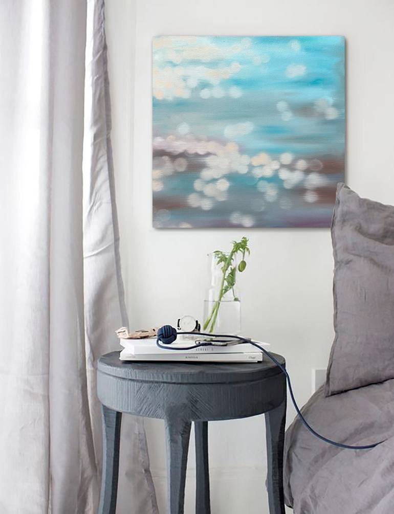 Original Abstract Seascape Painting by Julia Shilo