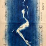 Muse №2 - Cyanotype Contemporary Nude by Julia Shilo