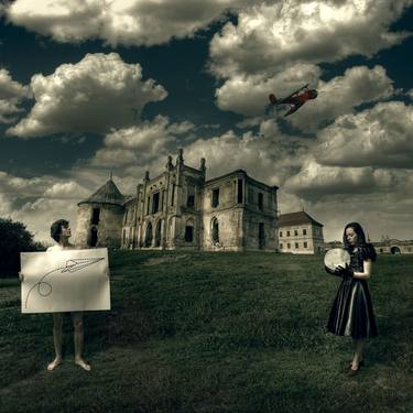 Original Surrealism Fantasy Collage by Adina Somesan