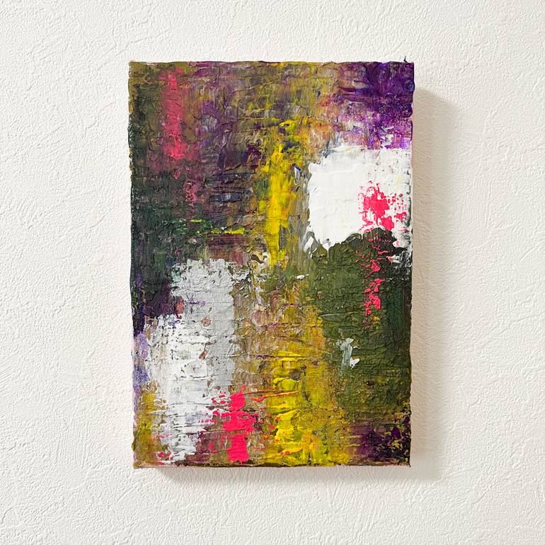 Original Abstract Expressionism Abstract Painting by Yuka Mitsufuji
