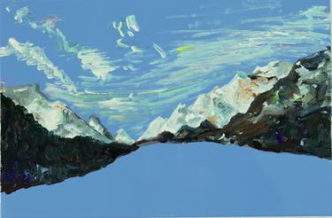 Original Surrealism Landscape Painting by Ilka Vogler