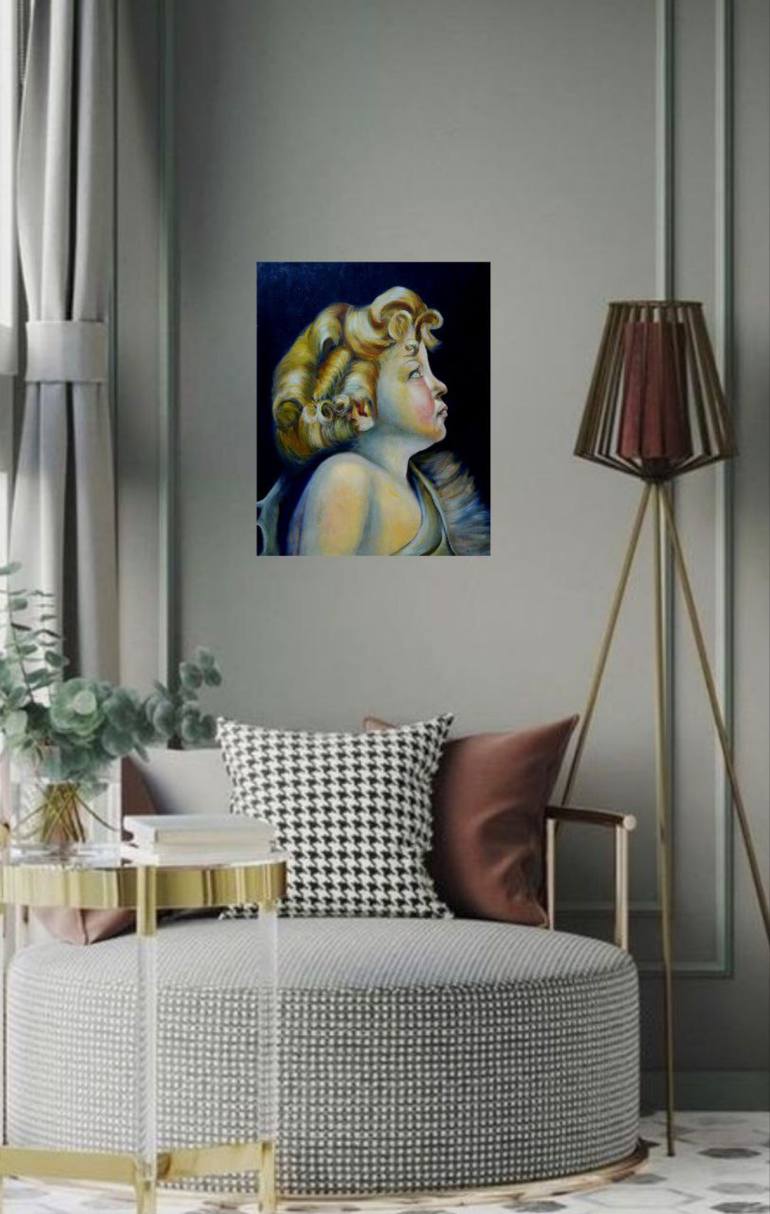 Original Realism Children Painting by Zoriana Pavlyshyn