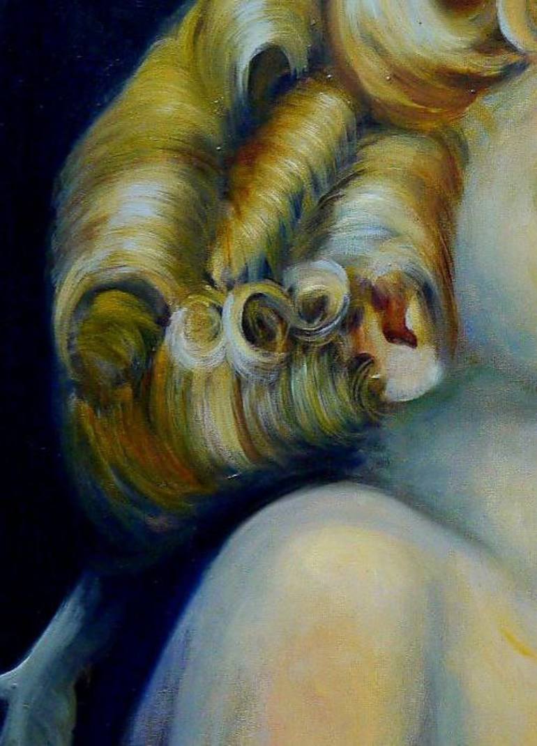 Original Realism Children Painting by Zoriana Pavlyshyn