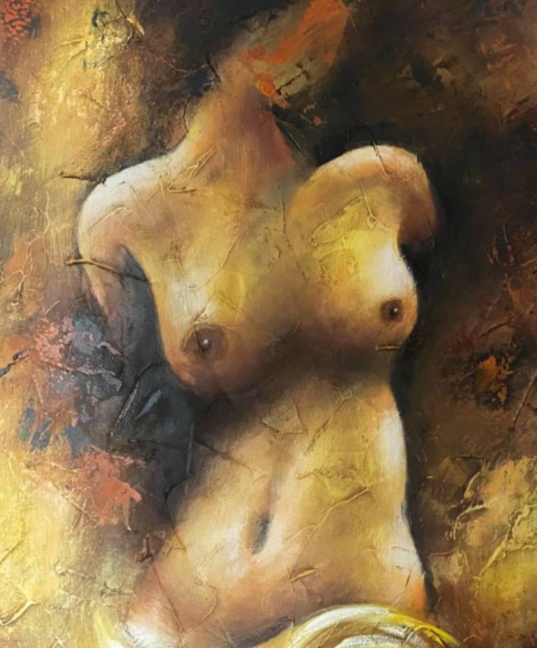 Original Realism Women Painting by Zoriana Pavlyshyn